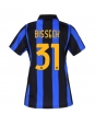 Ženske Nogometnih dresov Inter Milan Yann Bisseck #31 Domači 2026-27 Kratki rokavi Ženske Nogometnih dresov Inter Milan Yann Bisseck #31 Domači 2026-27 Kratki rokavi
